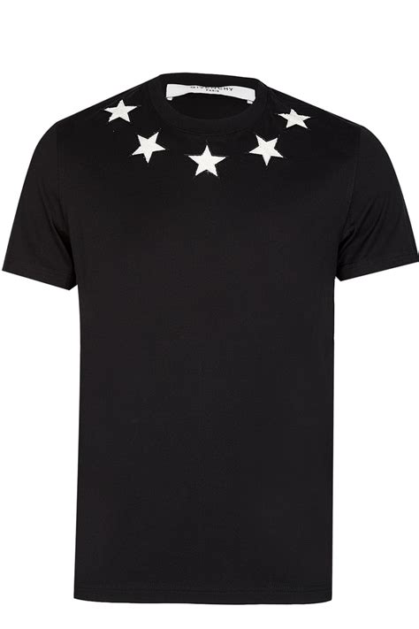 givenchy star shirt 17ss|givenchy t shirt with holes.